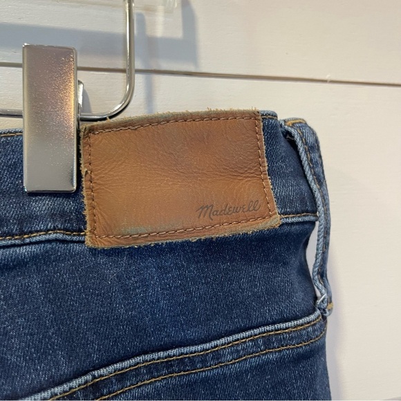 Madewell 10” High Rise Skinny Denim Jeans Womens Size 35P - Picture 6 of 10